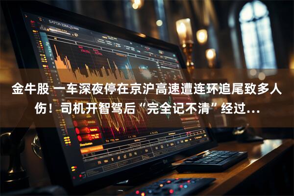 金牛股 一车深夜停在京沪高速遭连环追尾致多人伤！司机开智驾后“完全记不清”经过…